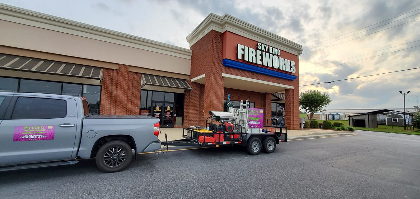 Store Front Cleaning Propel Pressure Cleaning